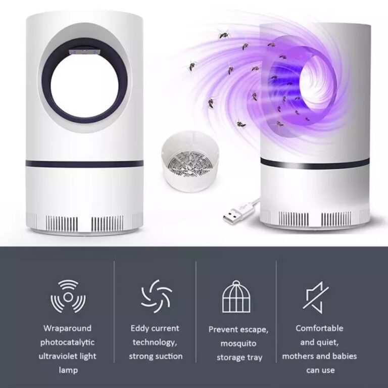 Portable USB Mosquito Killer Lamp – Silent & Eco-Friendly