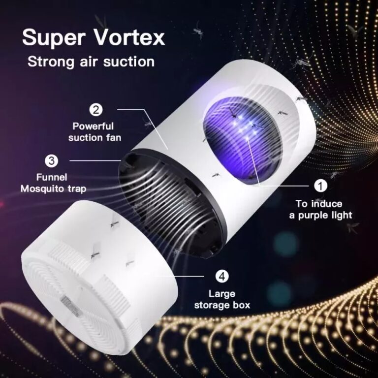 Portable USB Mosquito Killer Lamp – Silent & Eco-Friendly