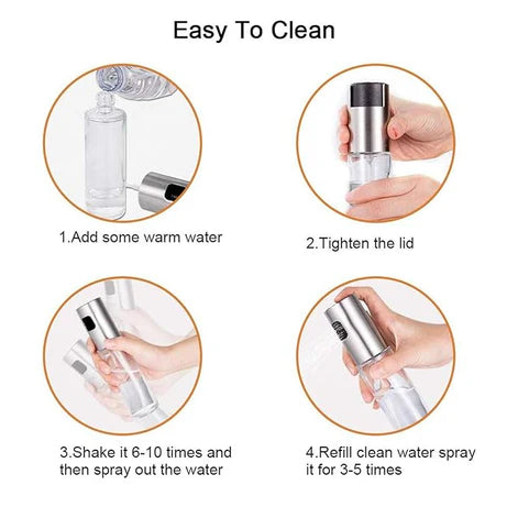 Food-grade Glass Oil Spray Transparent Vinegar Bottle for Cooking