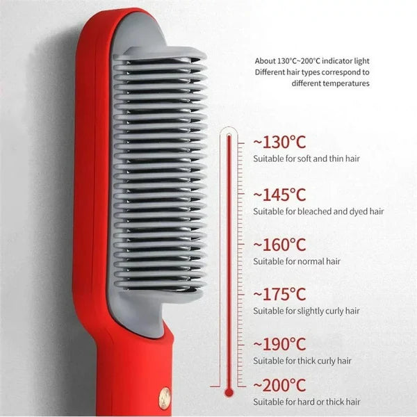 Hair Straightener Brush & Styler
