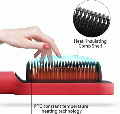 Hair Straightener Brush & Styler